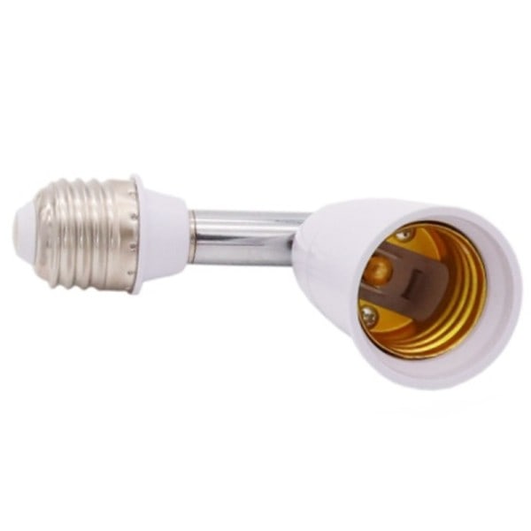 E27 E27 Pidennetty lamppu jalusta 180 astetta kierto putki LED valo polttimo jatke lamppu pidin