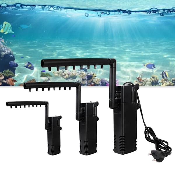 EU Plug Lavt Nivå Vann Senkbar Vann Filter Pumpe Skildpadde Tank Filter