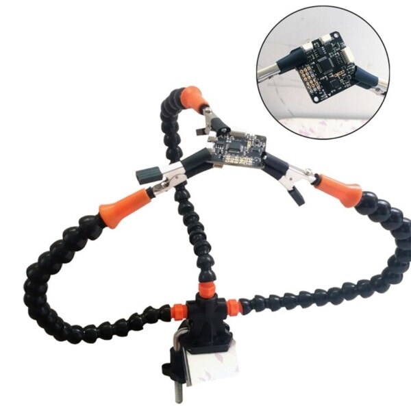Multifunktionell PCB Svetsning 3 Flexibel Armar Tredje Hand Verktyg