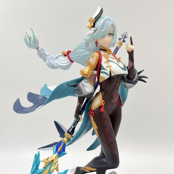 Genshin Impact Shenhe Anime Figur Mona Action Figur Samlerobjekt Model Dukke Legetøj