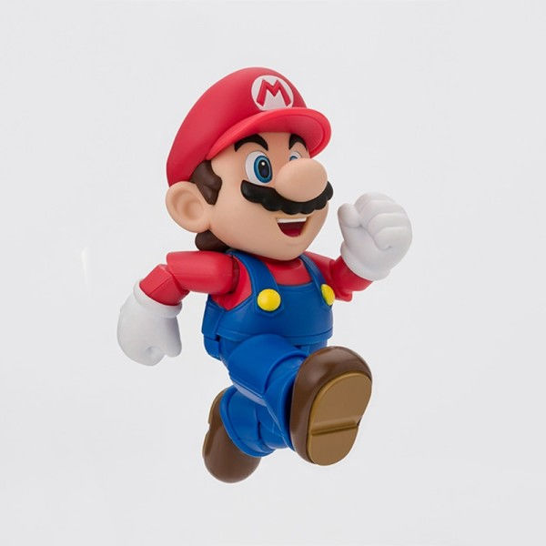 Bandai Ekte SHF Mario Spill Handling Figurer Samlerobjekt Modell Bevegelig Utsøkt Dukke