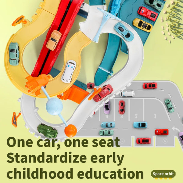 Rymd Shuttle Tema Bil Spår För Barn Diecasts Semester Gåvor Födelsedag Hot Wheels Barn Utbildnings Race Leksaker Set