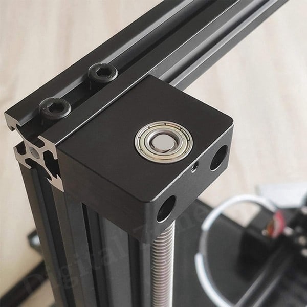 Aluminium Z-axel Blyskruv Topp fäste för CR-10 CR-10S,Ender 3 Pro,Metal Z-Stång lager hållare