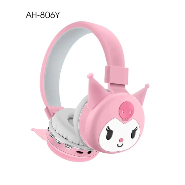 Söpö Bluetooth Kuulokkeet Langattomat Kuulokkeet Anime sarjakuva Stereo Kuulokkeet Kuulokkeet