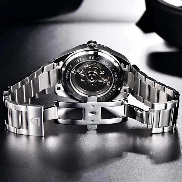 Mænd's Mekanisk Spejl Sport Dykker Ure Luksus Safir Glas Automatisk Ur