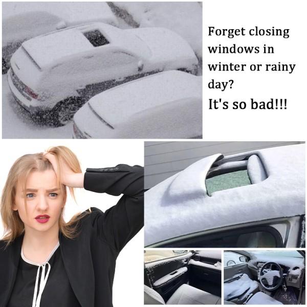 Bil Strøm Vindue Tættere Til 4 Døre Auto Intelligent Luk Windows Fjernadgang Modul Alarm System