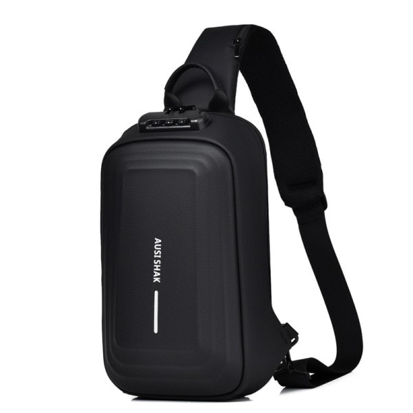 Herr Stöldskydd Multifunktion Axlar väska Vattentät Rese Pack Messenger Crossbody