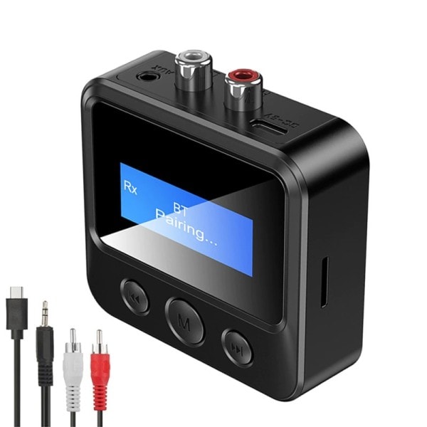 Bluetooth 5.0 lähetin vastaanotin EDR langaton sovitin USB sovitin 3,5 mm AUX RCA