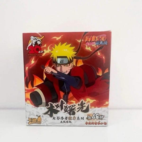 Anime Konoha Ninja Badge Hatake Kakashi Namikaze Minato Naruto 20-årsjubileum samling kort