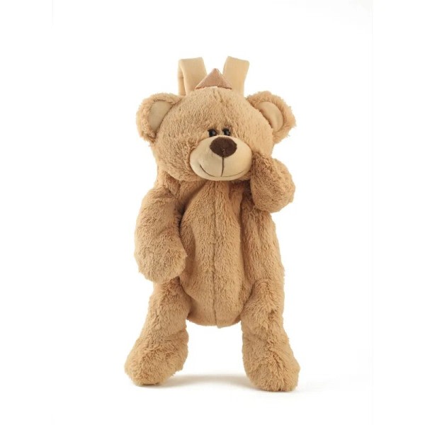 40 cm børn sød plys legetøj dejlig tegnefilm brun bjørn rygsæk kawaii skole taske
