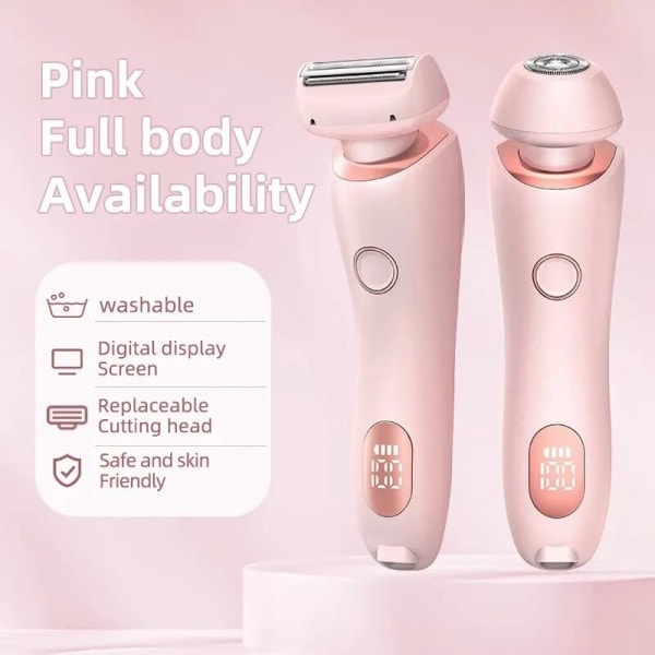 Smärtfri hårborttagning epilator USB uppladdningsbar trimmer kvinnor kropp rakhyvel