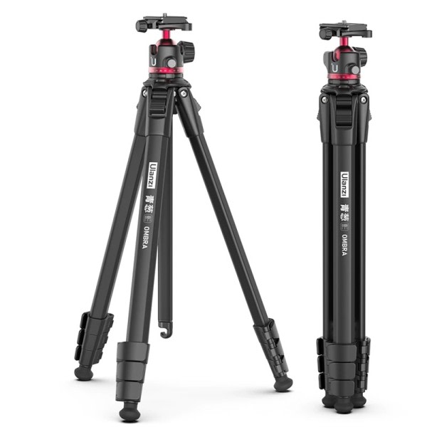 Resor Stativ Aluminium Legering Metal Utomhus Smartphone DSLR Kamera Stativ Enfot