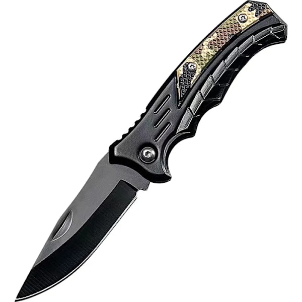 Utendørs Camping Survival Kniv Rustfritt Stål Fleggbar Kniv Multitool Lommekniver EDC Kniver