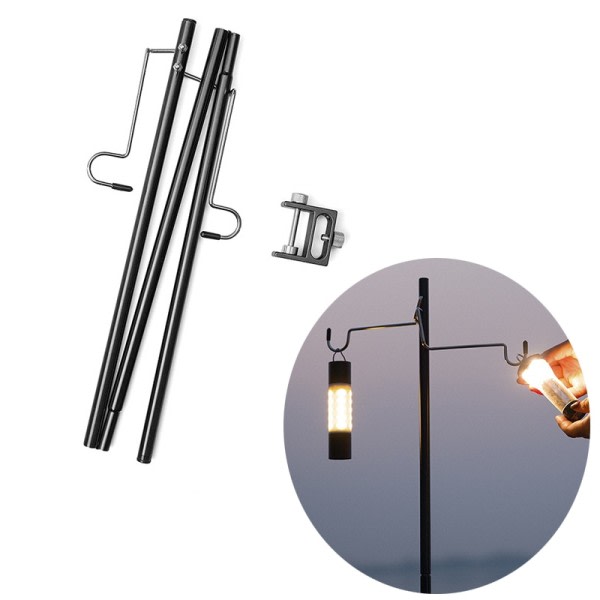 Udendørs Camping Vandreture Aluminium Legering Foldbar Lampe Søjle