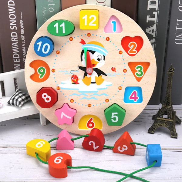 Montessori trä leksaker för bebisar 1 2 3 år pojke flicka gåva bebis utveckling spel trä pussel för barn pedagogisk lärande leksak