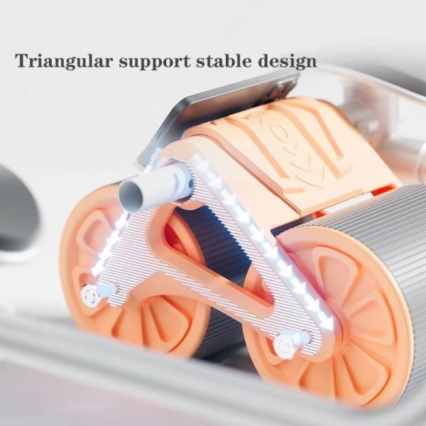 Mage Hjul Automatisk Rebound Muskel Trening Husholdning Kvinne Flat Støtte Trener Push-up Mave Roll