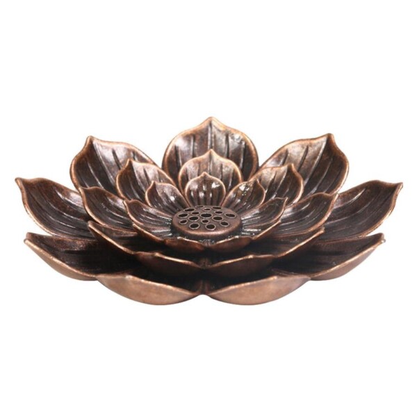 3 I1 Røgelse Pind Holder Legering Lotus Line Røgelse brænder