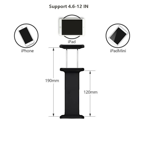 Surfplatta hållare fäste telefon för DJI Mavic 2 Pro Zoom Mini 1 SE Drone monitor framifrån vy fäste