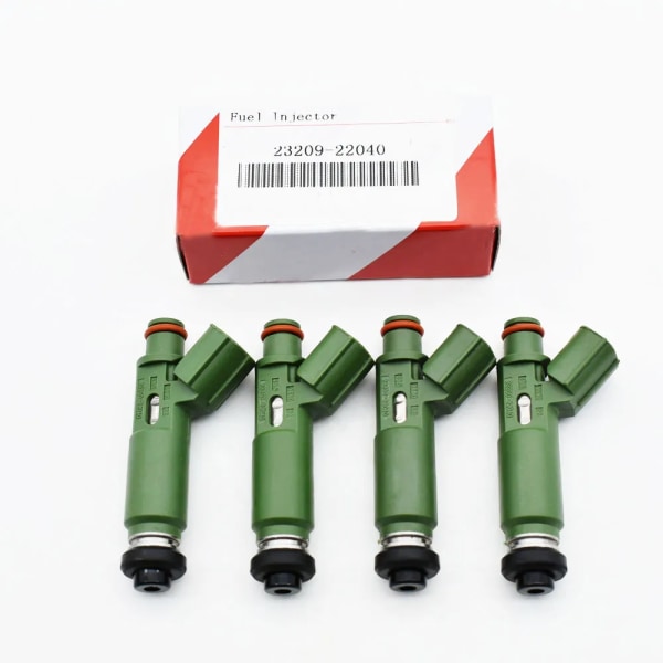 4 deler nye drivstoff injektorer 23250-22040 23209-22040 for Toyota med farge pakke boks