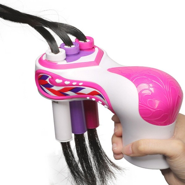 Automatisk Gjør-det-selv hår strikke maskin flett hår verktøy twist strikking hår strikk rull twisted jul