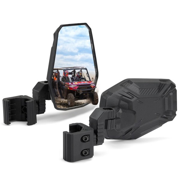 UTV Pro-Fit Cage Side Rearview Speil Kompatibelt med Polaris Ranger