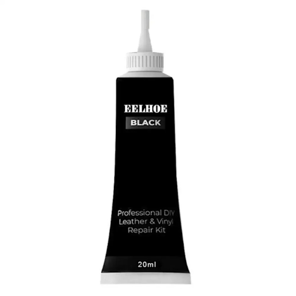 Svart 20ml Läder Reparation Cream Kit Color Restore Verktyg