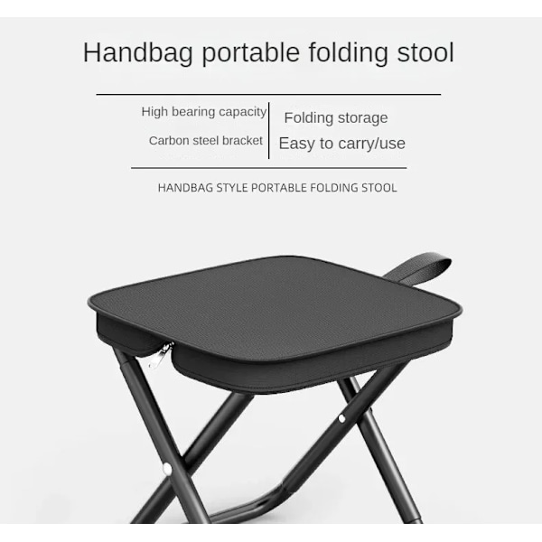 Bärbar multifunktionell utomhus picknick camping hopfällbar stol