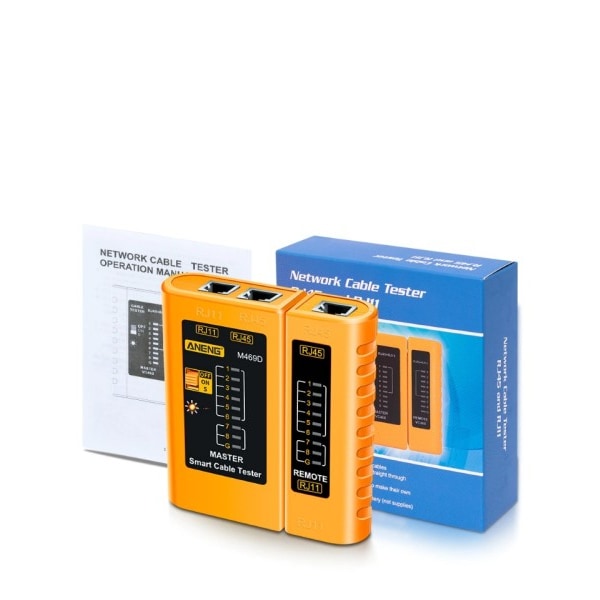 Kabel LAN testare Nätverk Kabel Tester RJ45 RJ11 RJ12 CAT5 UTP LAN Kabel Tester Nätverksverktyg