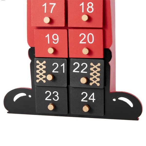 Nøddeknækker advent kalender jul nedtælling hjem træ pynt pynt