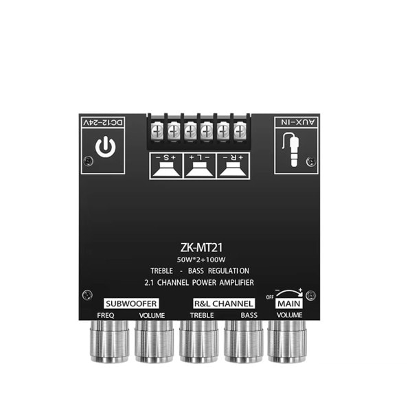 ZK-MT21 Channel Bluetooth 5.0 CS8673E 2.1 Subwoofer Forstærker Board 50W*2 +100W Power Audio Stereo Forstærker