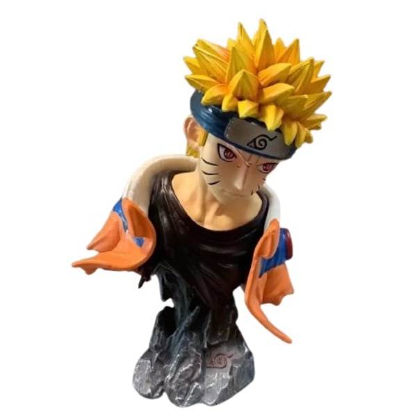 Anime Mini Naruto Uzumaki Naruto Barndom Byst Staty Anime Action Figur Staty Action Figur