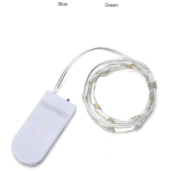 10 stycken koppar tråd LED snöre ljus semester fe ljus