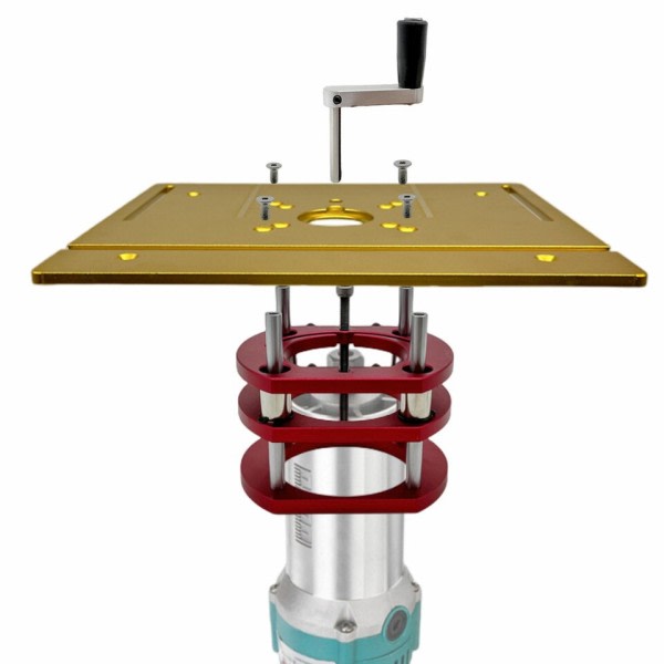 Router Lift Kit Aluminium Router Plade til 65mm Diameter Motorer