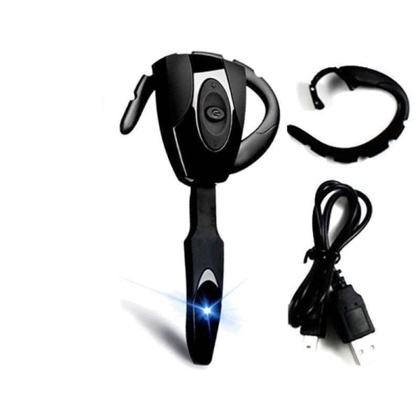 Bluetooth kuulokkeet langaton handsfree yksi korvakoukku kuuloke painike silika geeli kuulokkeet mikrofonilla