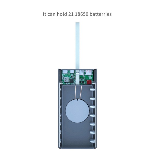 Lommelygte Batteri Oplader Boks Power Bank Holder DIY Shell Etuiet