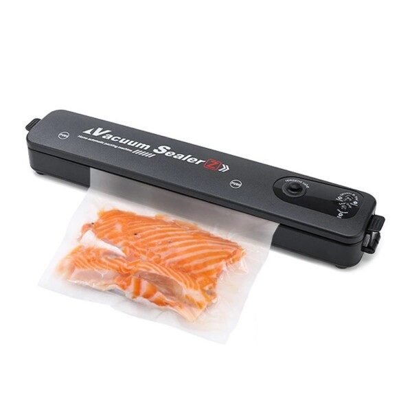Vakuum Sealer Förpackning Maskin Hushåll Svart Mat Vacuum Sealer