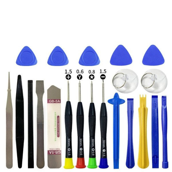 21 i 1 Mobil Telefon Demontering Reparation Kit Apple Android Set Skruvmejsel