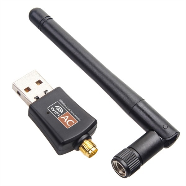 Dual Band 600Mbps USB wifi sovitin 2,4GHz 5GHz WiFi antennilla