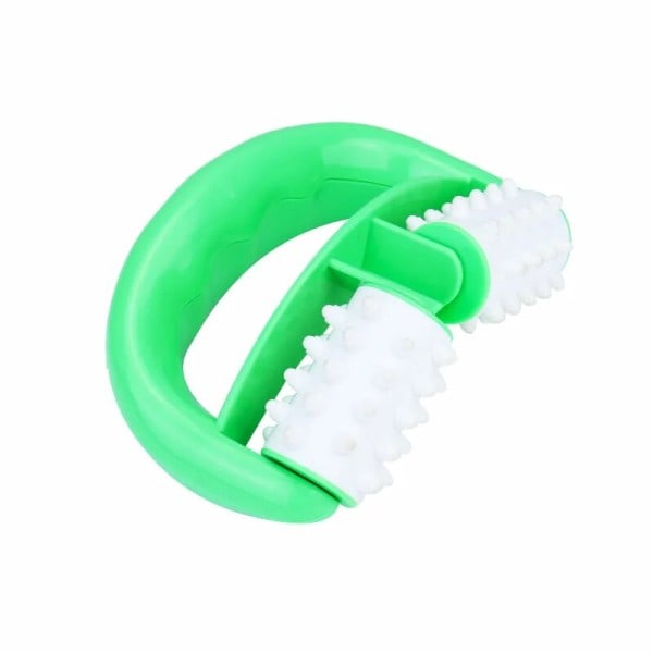 1 bitar Blå D Typ Fett Kontroll Roller Massager Celluliter Ben Buk Nacke Blinkor Snabb Anti celluliter Ansiktslyft Massage Rull