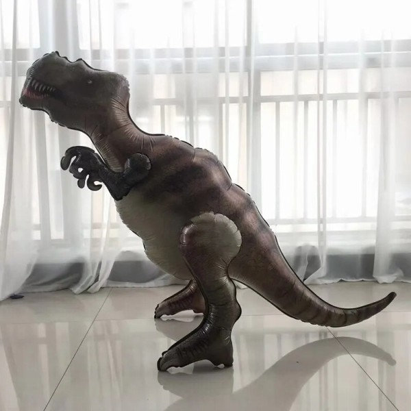 Stor Dinosaur Folie Ballon Jura Tyrannosaurus Triceratops Stand Dinosaurer Skov Fødselsdag Fest Dekorationer Børne Legetøj