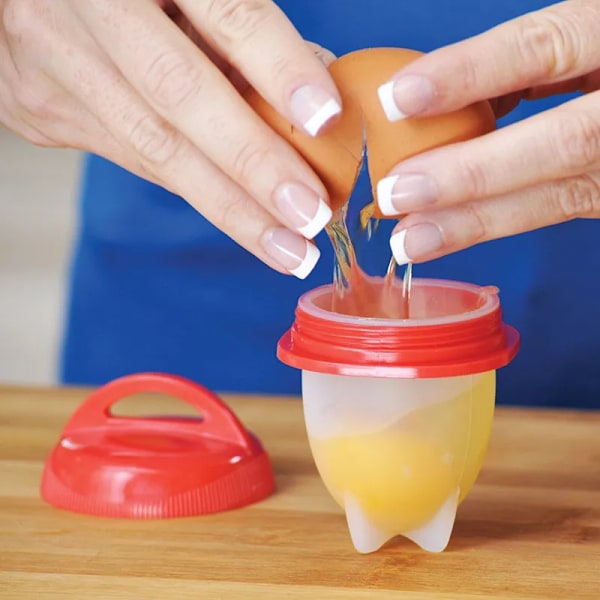 Bästa kvalitet Mini Ägg Panna Silikon Ånga Ägg kopp Kök Bakning Tillbehör Formar Kokt Separator