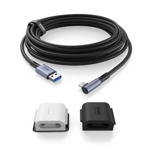 USB3.0 C Link C-tyypin kaapeli Oculus Quest 2 lisälaitteet 16FT/5M Maksimi 5Gbps Data siirto nopeus USB C kaapeli VR