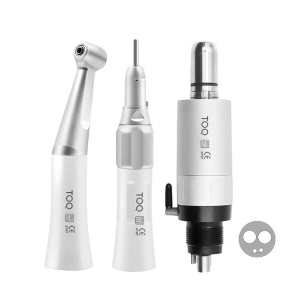 Dental Långsam Speed Set FX Rakt Handstycke Contra Angle Air Motor