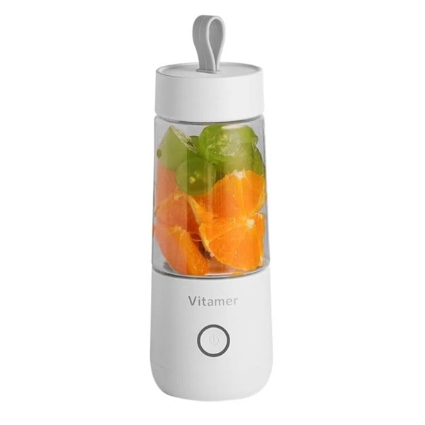 350ml Bærbar Elektrisk Vitamin Juice Cup Vitamer Fruit Juicer USB Lading Smoothie Blender Mixer Machine