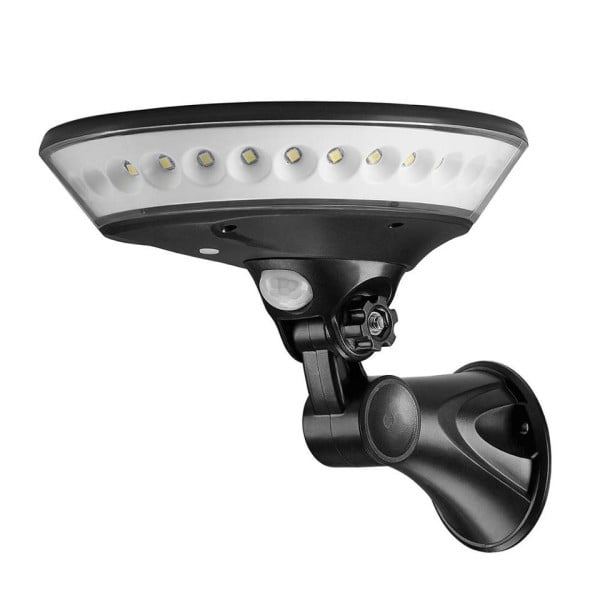 360 graders belysning PIR rörelsesensor rund solenergi väggljus