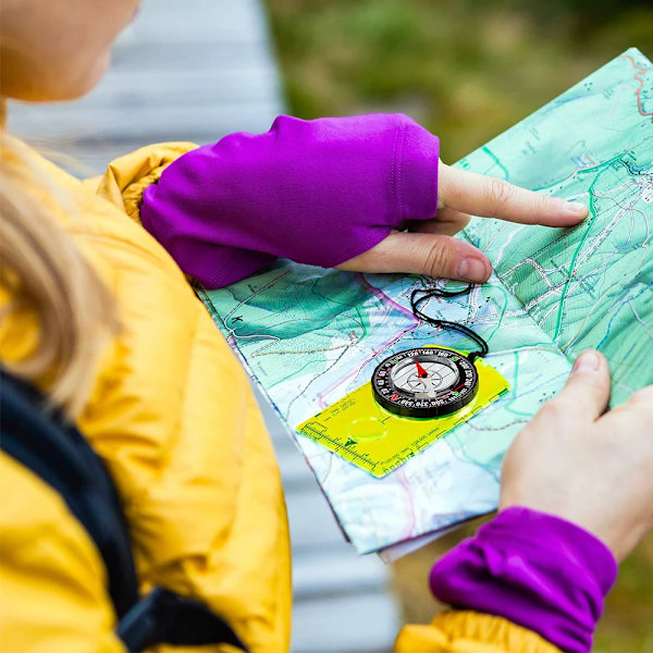 Vedenpitävä kompassi ulkokäyttö vempain navigointi vaellus kompassi telttailu  suunnistus reppu kartta luku kompassi