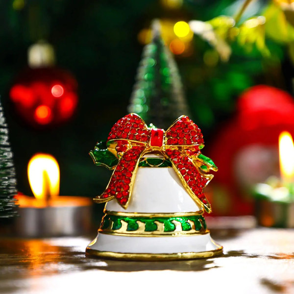 Joulu teema koristelu laatikko koru pidike naisille muisto kodin sisustus