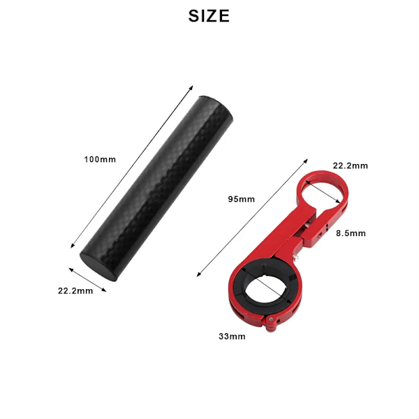 Cykel handtag stänger fäste aluminium legeringar kol fiber ställ