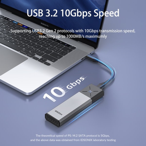 SSD kotelo kotelo kaksois protokolla kotelo NVME PCIE SATA ulkoinen kiintolevy laatikko