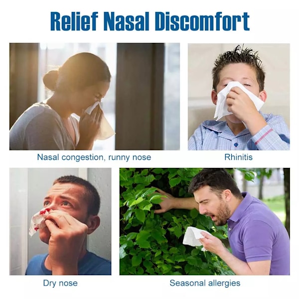 500ml Näsa Rengöring Nasal Irrigator Nasal Svätt Neti Pot Undvik Allergisk rinit Sinusit Kur För Vuxen Barn